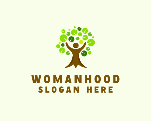 Humanitarian - Human Tree Environment logo design