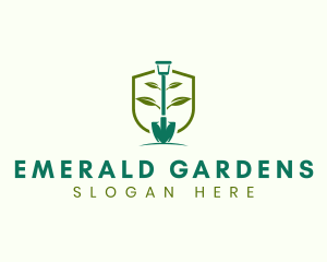 Shovel Garden Landscaping logo design