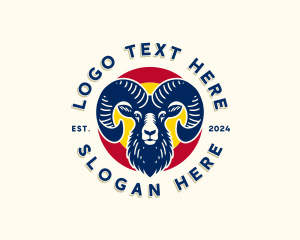 Bighorn Sheep - Bighorn Sheep Colorado logo design