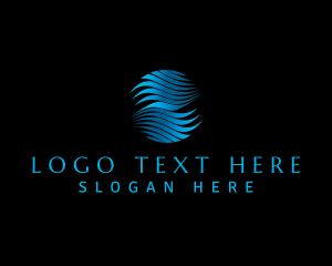 Ocean - Water Wellness Wave logo design