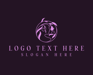 Skin Care - Flower Woman Beauty logo design