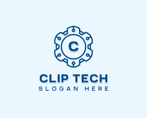 Circuit Tech Developer logo design