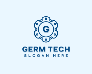 Circuit Tech Developer logo design