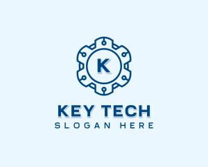 Circuit Tech Developer logo design