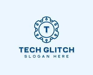 Circuit Tech Developer logo design