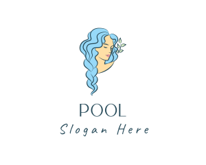 Spa - Blue Hair Beauty Salon logo design