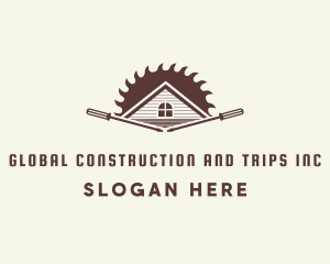 House Construction Tools logo design