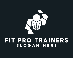 Personal Trainer Muscle  logo design