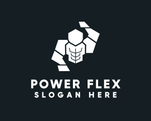 Personal Trainer Muscle  logo design