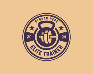 Fitness Weights Gym logo design