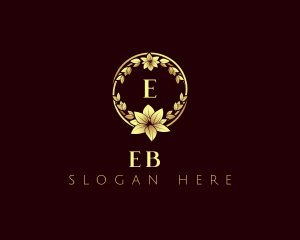 Luxury Flower Wreath Logo