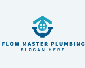 Plumbing - Droplet House Plumbing logo design