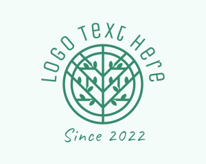 Plant - Tree Gardening Circle logo design