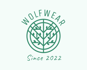 Vegan - Tree Gardening Circle logo design