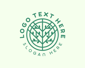 Gardener - Tree Gardening Leaf logo design