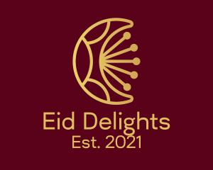 Eid - Islamic Moon Decor logo design