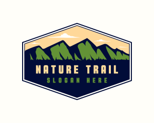 Trail - Mountain Trek Trail logo design