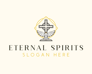 Holy Spirit Cross logo design