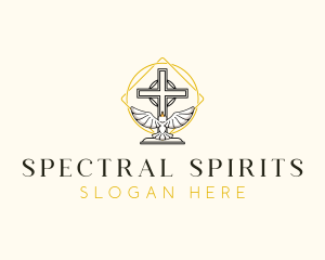 Holy Spirit Cross logo design