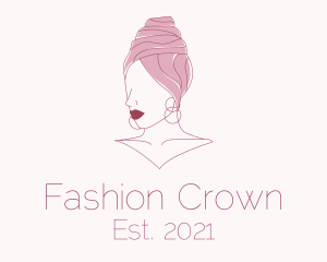 Fashion Turban Woman logo design