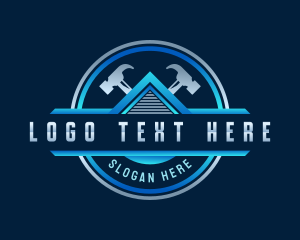 Tool - Hammer Building Repairman logo design