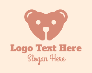 Bear - Teddy Bear Heart logo design