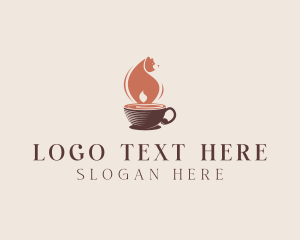 Coffee - Bear Cup Cafe logo design