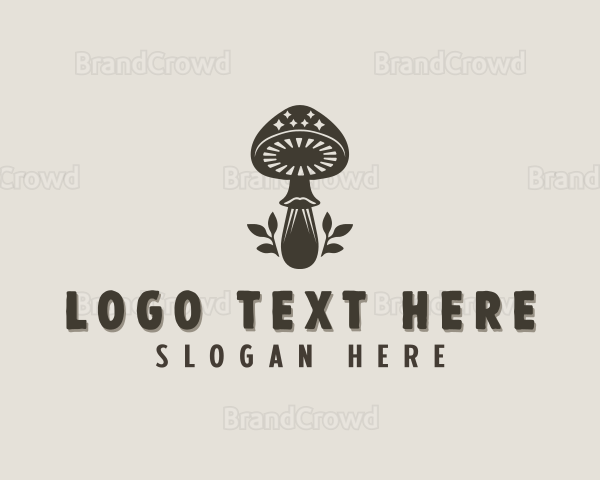 Holistic Mushroom Plant Logo