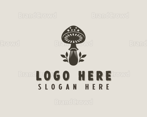 Holistic Mushroom Plant Logo