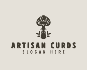 Holistic Mushroom Plant logo design