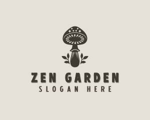 Holistic Mushroom Plant logo design