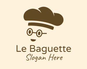 Baguette - Minimalist Baker Chef logo design
