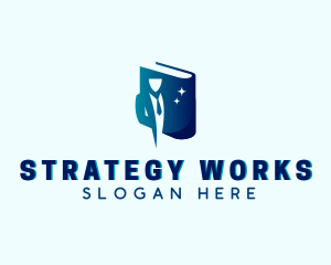 Corporate Employee Book logo design