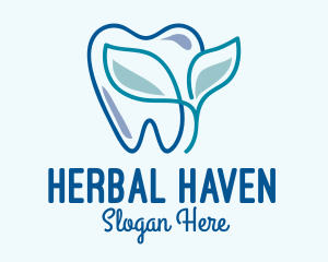 Herbal - Herbal Dentist Clinic logo design