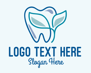 Toothbrush - Herbal Dentist Clinic logo design