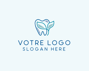 Blue - Herbal Dentist Clinic logo design