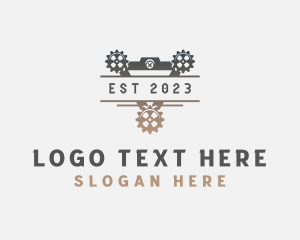 Cog Wheel - Industrial Mechanic Gear logo design