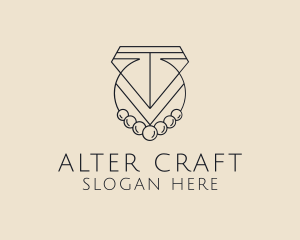 Diamond Jewelry Accessory logo design