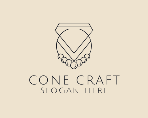 Diamond Jewelry Accessory logo design