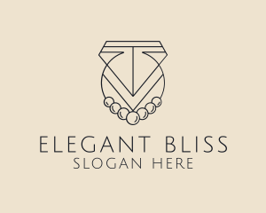 Elegant - Diamond Jewelry Accessory logo design