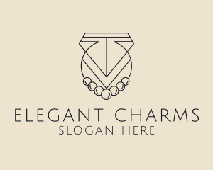 Diamond Jewelry Accessory logo design