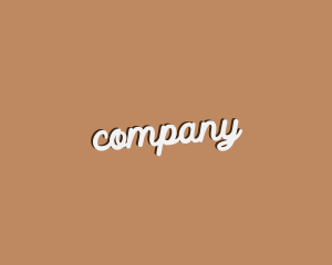 Signage - Simple Retro Business logo design