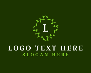 Tea - Leaf Vine Gardening logo design