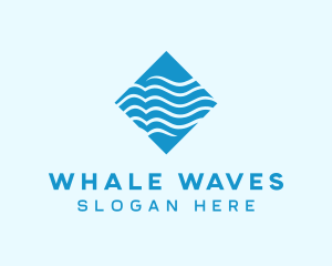 Water Supply Waves logo design