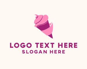 Ice Pop - Ice Cream Dessert logo design