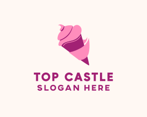 Ice Cream Dessert Logo