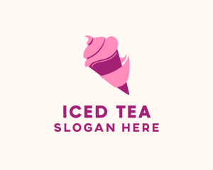 Ice Cream Dessert logo design