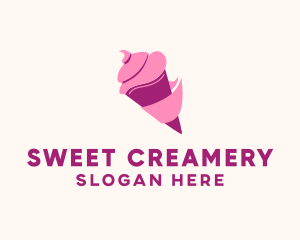 Ice Cream Dessert logo design