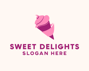 Ice Cream Dessert logo design