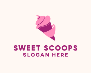 Ice Cream Dessert logo design